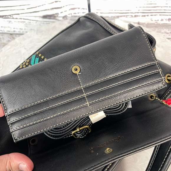 Montana West Aztec Collection Concealed Carry Satchel and Wallet Set - Picture 4 of 8